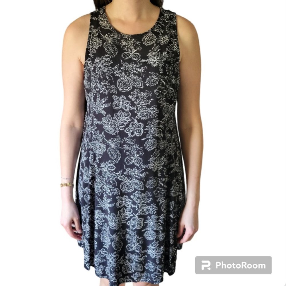 Old Navy Women's Floral Sleeveless Summer Swing Dress Size M